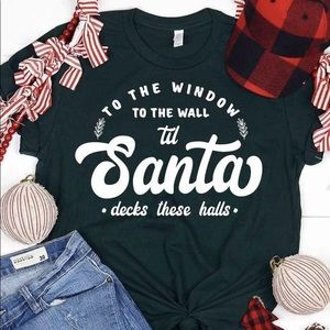NEW!  Santa Deck These Halls